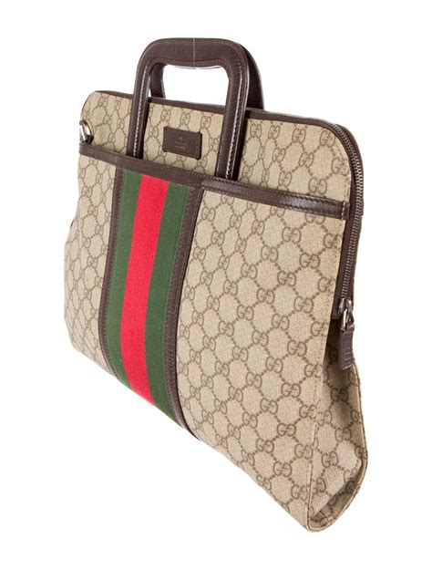 gucci laptop bag leather|Gucci laptop bag price.